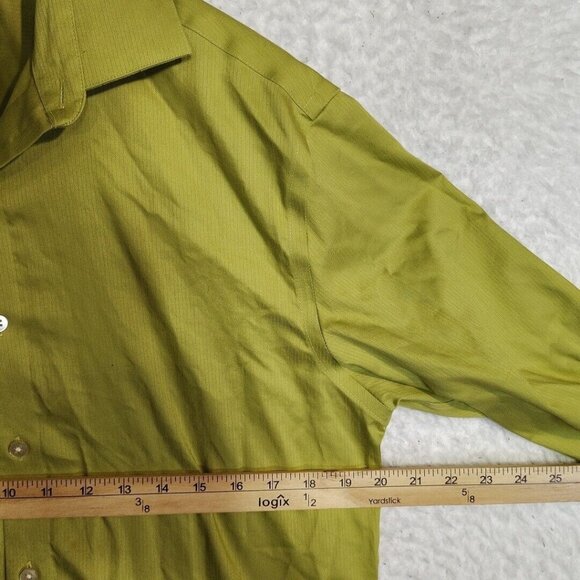 Kenneth Cole Awearness Mens Stretch Non Iron Slim Fit LS Button Up Shirt 15.5 - Picture 4 of 11